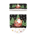 thumbnail image 4 of HELLHERO Christmas Toilet Covers Set for Universal Polyester Fabric Soft Stays in Place Dustproof Fits All Toilet Shapes Elastic Installation Keep Dust Stain, 4 of 7