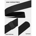 thumbnail image 3 of Catelles Nylon Black Belt, Alloy Buckle, Wear-Resistant, Suitable For Security Inspection Scenarios, Outdoor Sports And Leisure, Gift box&nbsp; Length 120cm, 3 of 9