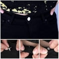 thumbnail image 5 of (1) 20 juegos de botones de Jean falsos de repuesto de 17mm, botones a presión de Metal desmontables sin costuras para ropa vaquera, pantalones vaqueros, bolsas, 5 of 5
