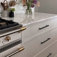 thumbnail image 6 of Goo-Ki 3.8''(96 mm) Hole Centers Luxurious & Sturdy Zinc Alloy Cabinet Handls,Matte Black Cabinet Pulls for Kitchen,Drawer,Cupboard & Wardrobe,6 Pack, 6 of 8