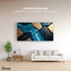 thumbnail image 2 of Cuadro Decorativo Canvas Abstracto Azul Marmoleado 120x60 Canvas Revolution, 2 of 3