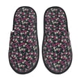 thumbnail image 1 of Fotbe Daisies Flowers Pantuflas Peludas para Mujer con Estampado, Zapatillas de Peluche, Zapatos de Invierno para Casa, Uso Interior y Exterior-Large, 1 of 8