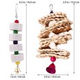 thumbnail image 2 of 2Pcs Pet Bird Parrots Toy Bite Resistant Teeth Grinding Chewing Hanging Stones, 2 of 9