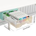 thumbnail image 2 of Bangcool Under Desk Drawer Plastic Self Adhesive Under Table Drawer Stationery Organizer, 2 of 10