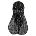 thumbnail image 2 of COM1950s Bandeau & Foulards, Simulation Mâle et Femelle Soie Amoeba Longue Queue Foulard Pirate, 2 of 2