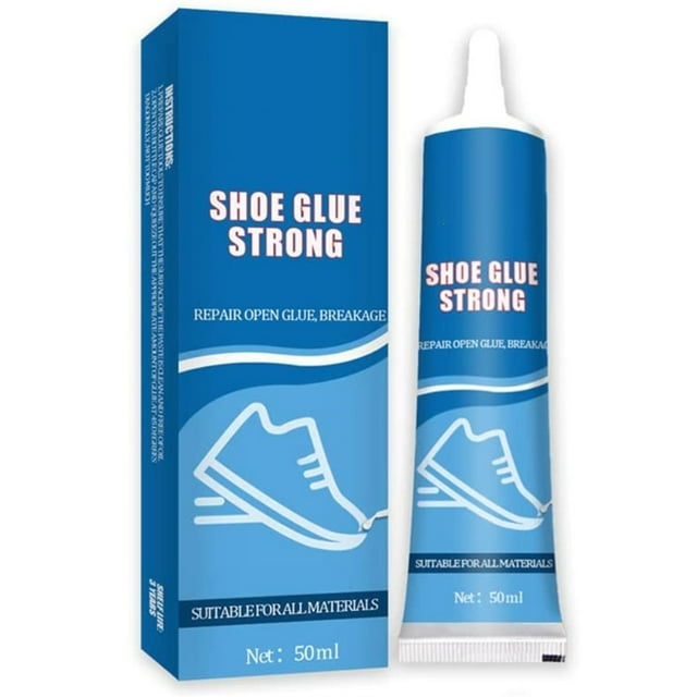 Colle à Chaussures Forte Imperméable Restaure la Colle 50mL Colle à Chaussures Forte Multi-Usage Imperméable Restaure la Colle Espadrilles Chaussures en Cuir Colle Adhésive