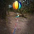 thumbnail image 3 of In the Breeze 2489 — 11-inch Rainbow Panel Hanging Ball Spinner — Colorful Wind Spinner for Yards and Gardens, 3 of 4