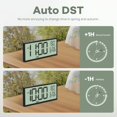 thumbnail image 4 of Reloj de pared JALL con pantalla LCD digital grande de 14,5 pulgadas con batería, 4 of 7
