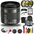 thumbnail image 1 of Canon EF-M 11-22mm f/4-5.6 IS STM Lens Bundle Filter Kit Backpack (International Model), 1 of 7