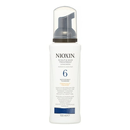 Nioxin System 6 Scalp Treatment Noticeably Thinning Chemically Treated, 3.38 (Best Leave In Conditioner For Chemically Treated Hair)