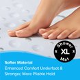 thumbnail image 5 of SlipX Solutions 27 x 27 Extra Large Square Shower Mat in White, 5 of 8