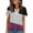-173-Purple, variant on Favoffer Womens Printed Blouses V Neck Tie Front Short Sleeve Loose Fit Casual Tops Soft Shirts for Holiday Street Dating Weekend