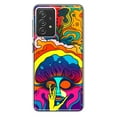 thumbnail image 1 of MUNDAZE Samsung Galaxy A72 Shockproof Clear Hybrid Protective Phone Case Neon Rainbow Psychedelic Trippy Hippie Big Brain, 1 of 5
