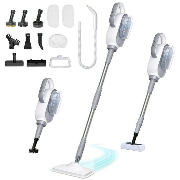 Steam Mop,13-in-1 Steam Cleaners for Home with 500ML Water Tank&23FT Power Cord ,Detachable Steam Mops for Floor Cleaning MultiPurpose Steamer for Tile and Hardwood Furniture with 13 Accessories