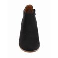 thumbnail image 3 of soda fc67 women's western inside zipper stacked heel ankle booties, 3 of 7