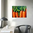 thumbnail image 3 of GOSMITH Art Wall Crunchy Carrots Wrapped Canvas Art, 3 of 4