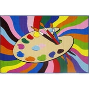 Fun Rugs Fun Time Collection Painting Time Area Rug-Size:19" x 29"