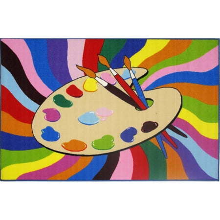 Fun Rugs Fun Time Collection Painting Time Area Rug-Size:19" x 29"