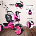 thumbnail image 2 of Triciclo para Niños THE BABY SHOP Diseño Mazinger con Luz y Sonido Rosa, 2 of 6