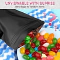 thumbnail image 4 of 100 Pack Black Mylar Packaging Bags Resealable Bags Double Sided Color Odor Proof Pouch Baggies Smell Proof Foil Bag for Food Storage,Small Business(Black,3x4.7inch), 4 of 7