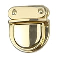 thumbnail image 1 of 38MM Buckle Latch Sturdy Metal Small Portable Buckles Tool Exquisite Wear Resistance Turn Lock Bag Purse Decoration Closure Golden, 1 of 9