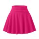 thumbnail image 4 of Minifalda plisada antirreflejos para mujer: color liso, cintura elástica, falda corta informal para verano, tallas M-XXXL, 4 of 5