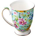 thumbnail image 1 of Bone China Coffee Tea, 300ml Bone China Tea, Floral Bone China Coffee, Portable Floral Tea Mugs, Durable Ceramic Floral Coffee Tea Mugs, Multi-Purpose Floral Coffee Mugs for Coffee Tea Cups Tea Mugs, 1 of 7