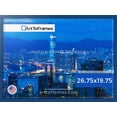thumbnail image 2 of ArtToFrames 26.75x19.75 Inch - 68x50 CM Blue Puzzle Frame for 1000 piece Puzzles.1.00 Inch Custom Wood Puzzle Frames, Blue - Comes with Economy Acrylic, 2 of 5