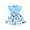 Blue, variant on Toddler Girl Tulle Dress Summer Ruffle Sleeveless Baby Girl Fashion Casual Dresses 0-3Y