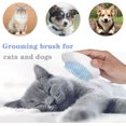 thumbnail image 3 of Cepillo para gatos, cepillo de aseo para gatos, cepillo suavizante para muda, cepillo de baño/masaje para gatos de silicona suave lavable, peine para gatos autolimpiante (azul) oso de fresa Electrónica, 3 of 5