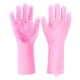 thumbnail image 1 of Guantes de silicona para lavavajillas con para lavar platos Guante de limpieza ideal para platos perfectamente limpios gracias a un cepillo fino Adepaton MZQ-0649-3, 1 of 6
