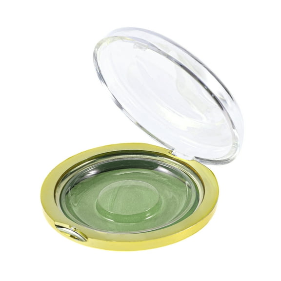 Unique Bargains 1 Set Durable Round Eyelash Storage Case Green Acrylic