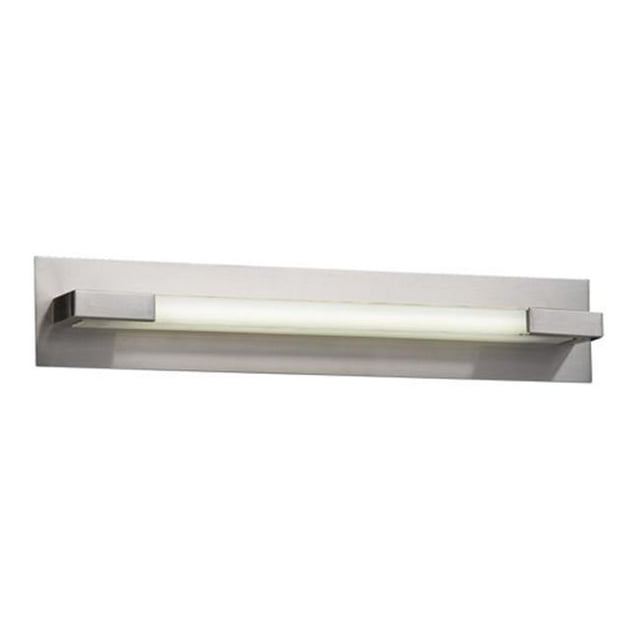 PLC Lighting 1044SNLED Polis 1-Light 20 watt Vanity Wall Sconce, Satin Nickel