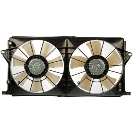 Dorman 620-975 Engine Cooling Fan Assembly for Specific Buick / Cadillac Models Fits select: 2006-2011 BUICK LUCERNE, 2006 CADILLAC COMMERCIAL CHASSIS