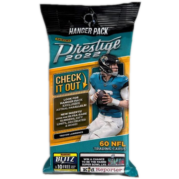 2022 Panini Prestige Football Hanger Pack Trading Cards