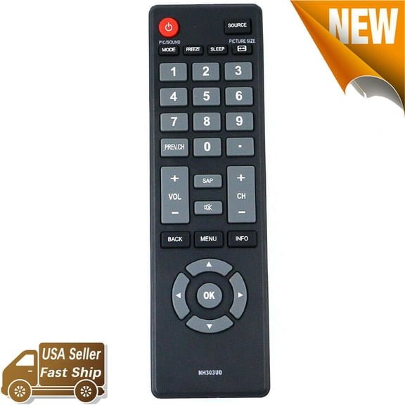 New Remote Control NH303UD for Emerson TV LF320EM4F LF320EM5F LF391EM4 LF401EM5