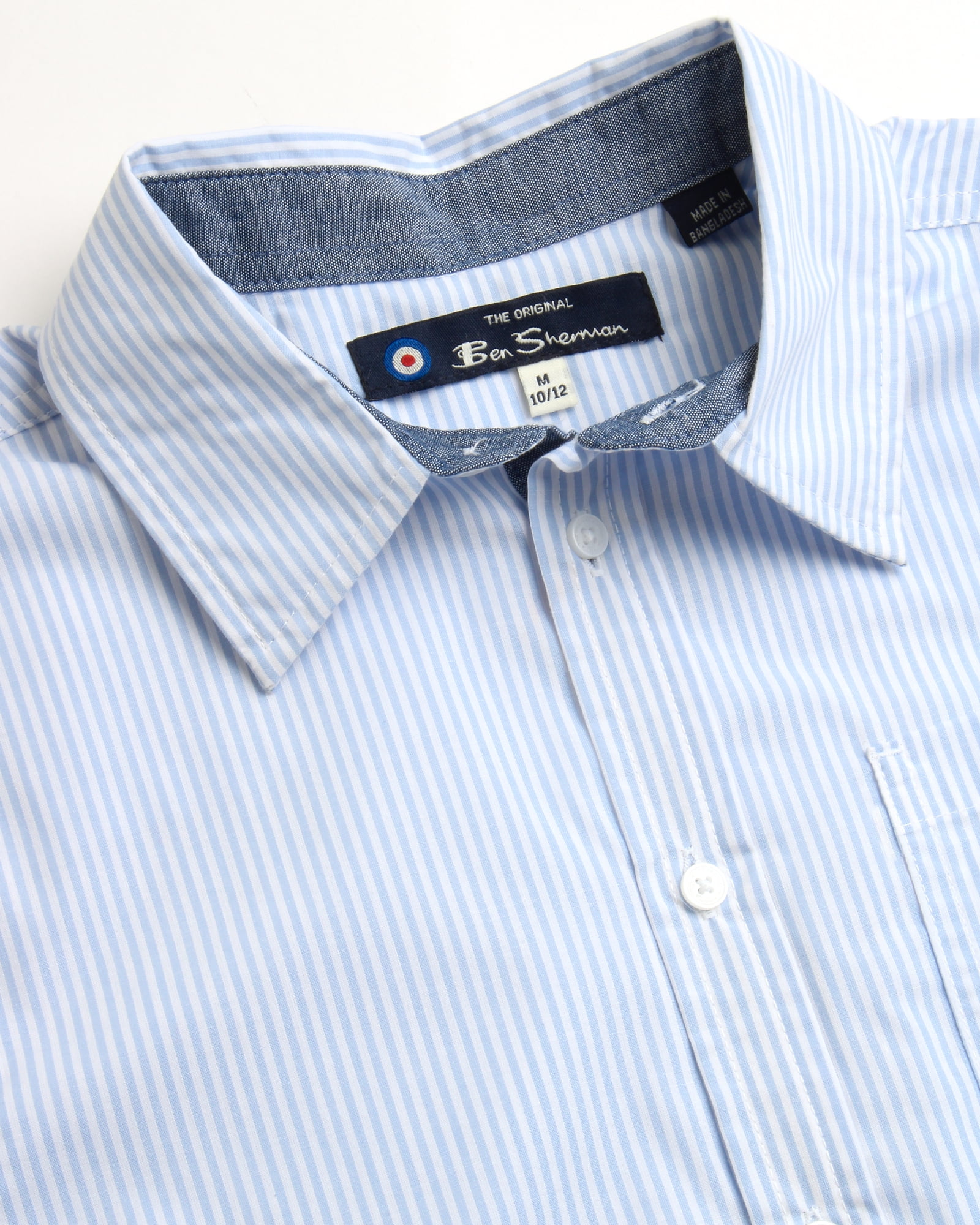 green emerald velvet dress Ben Sherman Navy Corduroy Slim Fit Button-up Shirt – Taelor.Style main image 0