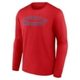thumbnail image 2 of Men's Red Ole Miss Rebels School Name Long Sleeve T-Shirt, 2 of 3
