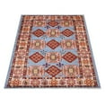 thumbnail image 5 of Rugsotic Carpets Eco-Friendly Handmade Knotted Aqua Cream Oriental Area Rugs, 6'x9', Rectangle, Silk And Wool, Quick Dry, 5 of 10