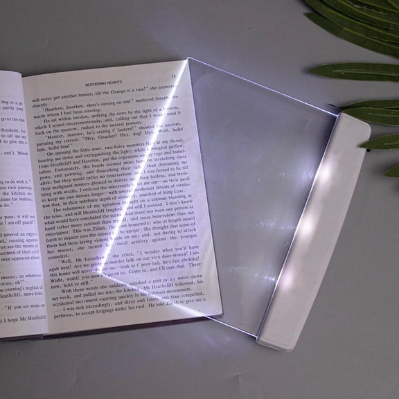 Luz de libro led lámpara Protección ocular Luz de lectura Panel de licencia plana Lámpara de lectura para dormitorio de Dormitorio Yinane Libro de lectura de luz