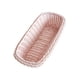 thumbnail image 2 of Cesta rectangular de almacenamiento de frutas, cesta de servicio decorativo de comida, organizador de pan portátil, para bocadillos para desayunar Rosa, 2 of 6