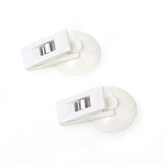 Bovemsi Clearance Set Of 2 Car Suction Cups Sunshade Curtains Card Holder Securing Clip