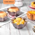 thumbnail image 4 of Sunjoy Tech Carbon Steel Octagon Cake Mold Non-Stick Easy Release Oven Dishwasher Fridge Safe Egg Tart Bread Muffin Dessert Jelly Making Mold Kitchen Baking Tools, 4 of 7