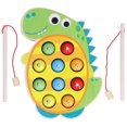 thumbnail image 1 of Dinosaur Fishing Toy Educational Children Hand Eye Coordination Puzzle Wooden Toy for 3 Years Children(Ohye Dinosaur Fishing ), 1 of 4