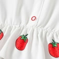 thumbnail image 5 of Mercatoo Girls Fall Strawberry Print Ruffle Long Sleeve Shirt Denim Pants 2Pcs Set Toddler Girls Winter Casual Outfits, 5 of 9