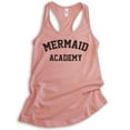 thumbnail image 1 of Mermaid Academy Tank Top, Ladies Racerback Tank Top, Summer Tank, Mermaid Tank, Ocean Tank, Swimming Tank, Desert Pink, Small, 1 of 3