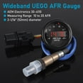 thumbnail image 2 of Car O2 Air Fuel Ratio Gauge Kit EM 30-0300 X-Series Wideband LSU 4.9 0258017025 Oxygen Sensor for Car Oxygen Sensor,1 x O2 Air Fuel Ratio Gauge Kit,Black, 2 of 4