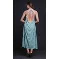 thumbnail image 4 of Bimba Stripe Summer Holiday Party Halter Neck Beachwear Women BacklessÂ&nbsp;Dress-X-Large, 4 of 6