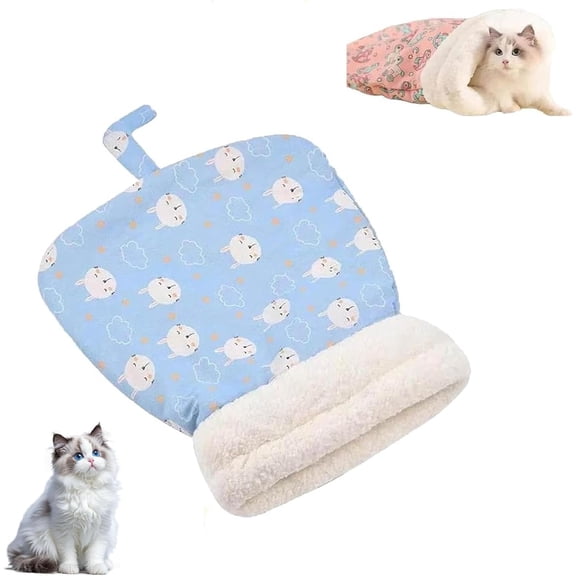 Cozy Pet Nest for Cats and Dogs,Comfortable Soft Warming Sleeping Bag