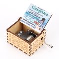 thumbnail image 4 of Mini caja de música con manivela, caja de música navideña Vintage, suministros s de madera para fiestas, 4 of 9